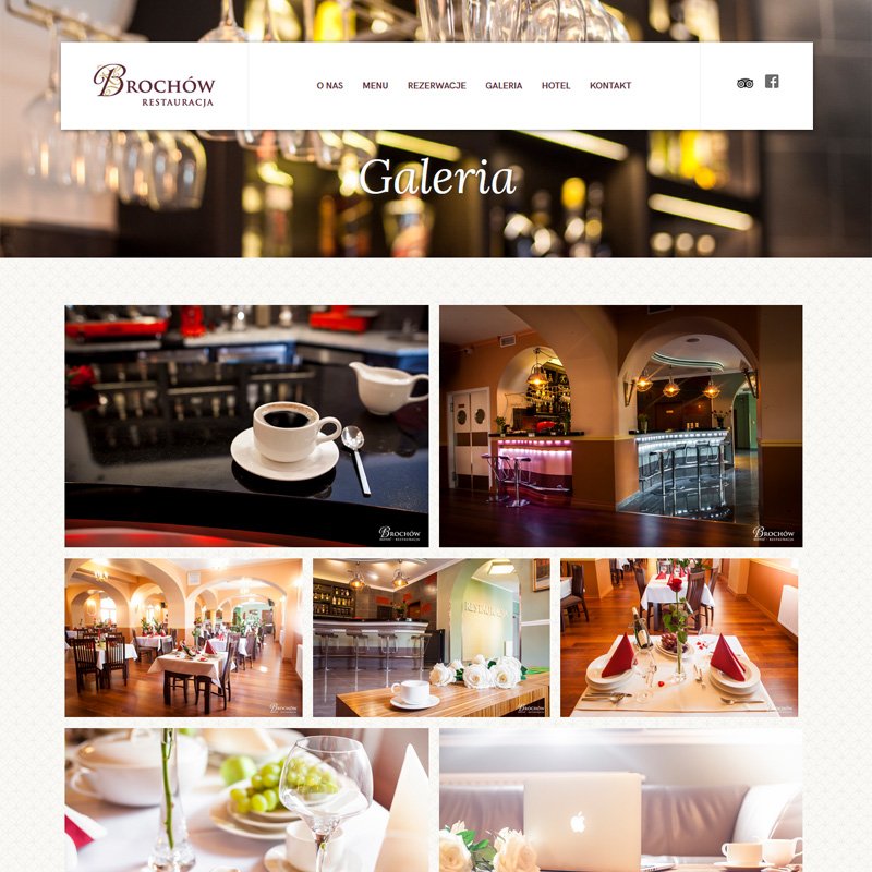 Projekt i wdrożenie strony internetowej przyhotelowej restauracji